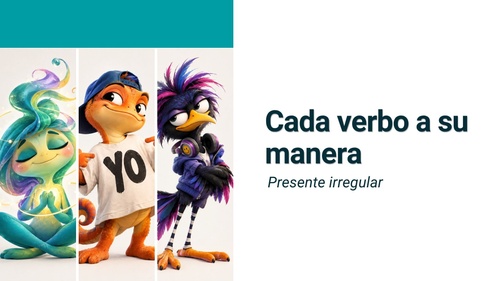 Material interactivo de ELE: Cada verbo a su manera (A1, A2)