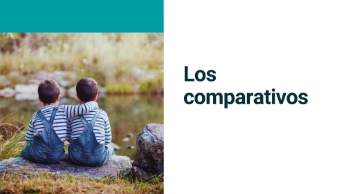 Material interactivo de ELE: Los comparativos (A2)