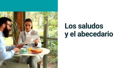 Material interactivo de ELE: Los saludos y el abecedario (A1)