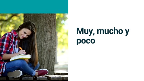 Material interactivo de ELE: Muy, mucho y poco (A1, A2)