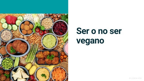 Material interactivo de ELE: Ser o no ser vegano (B1, B2)