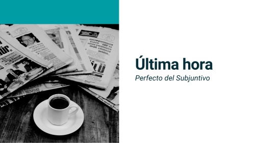 Material interactivo de ELE: Última hora (B1, B2)