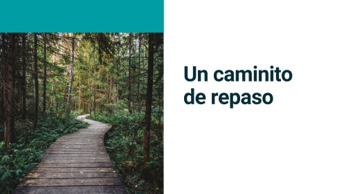 Material interactivo de ELE: Un caminito de repaso (B1, B2)